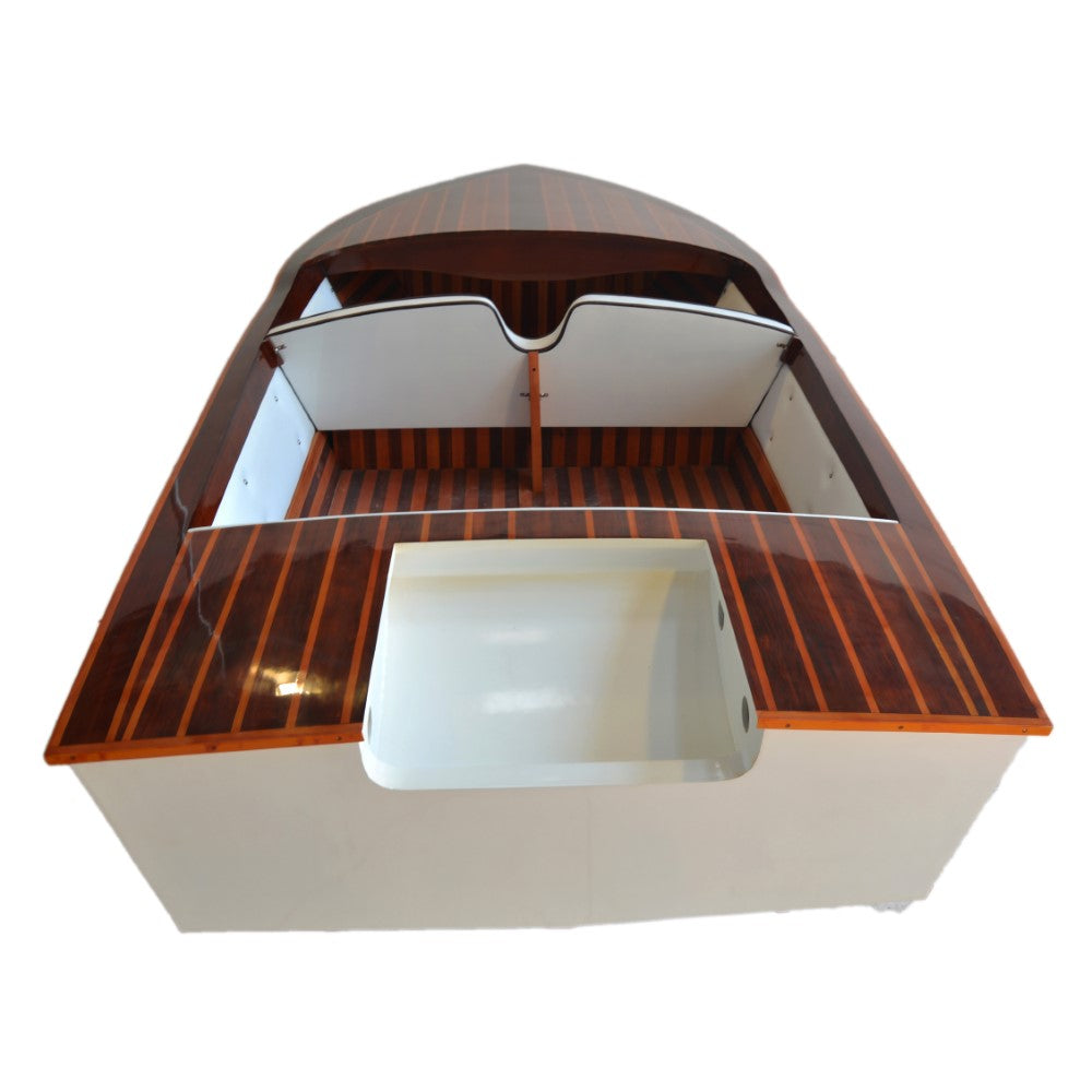 CHRIS CRAFT DESIGN BOAT 14 FEET | Wooden Kayak | Boat | Canoe with Paddles for fishing and water sports For Wholesale