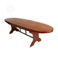 Wooden Single Paddle Board Dining Table Tall L305cm