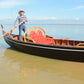 VENETIAN GONDOLA REAL BOAT 650CM CUSTOM MADE | Wooden Kayak | Boat | Canoe with Paddles for fishing and water sports For Wholesale