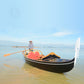 VENETIAN GONDOLA REAL BOAT 650CM CUSTOM MADE | Wooden Kayak | Boat | Canoe with Paddles for fishing and water sports For Wholesale