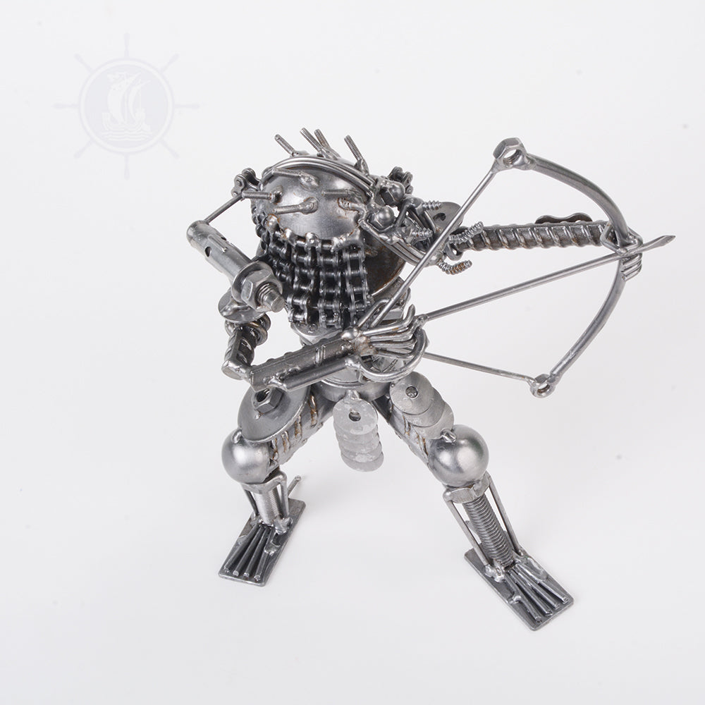 Metal Predator with Shield & Sword
