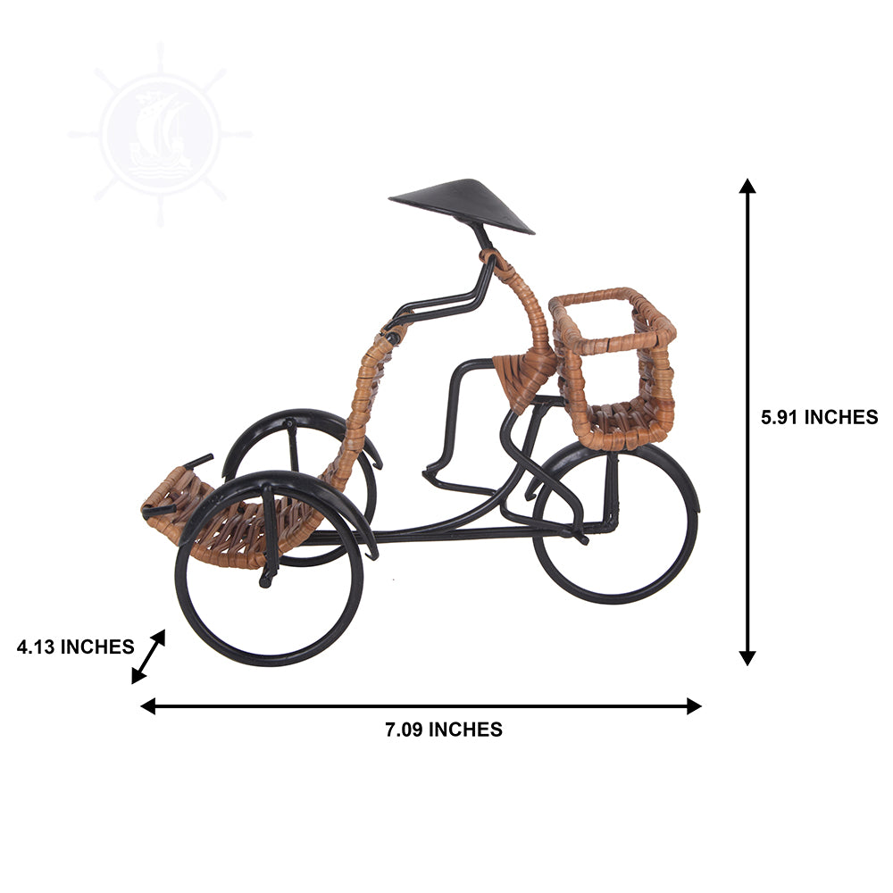 ASIAN STYLE RICKSHAW DRIVER CARD HOLDER