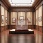 P110 - Display case for Antique Hawaiian Outrigger 36 inch