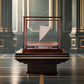 P110 - Display case for Antique Hawaiian Outrigger 36 inch