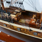 T016C - Cutty Sark (Black Wpod) Curved Sail L70