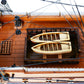 USS CONSTITUTION MODEL SHIP SMALL WITH DISPLAY CASE | High-quality | Fully Assembled Wooden Ship Models