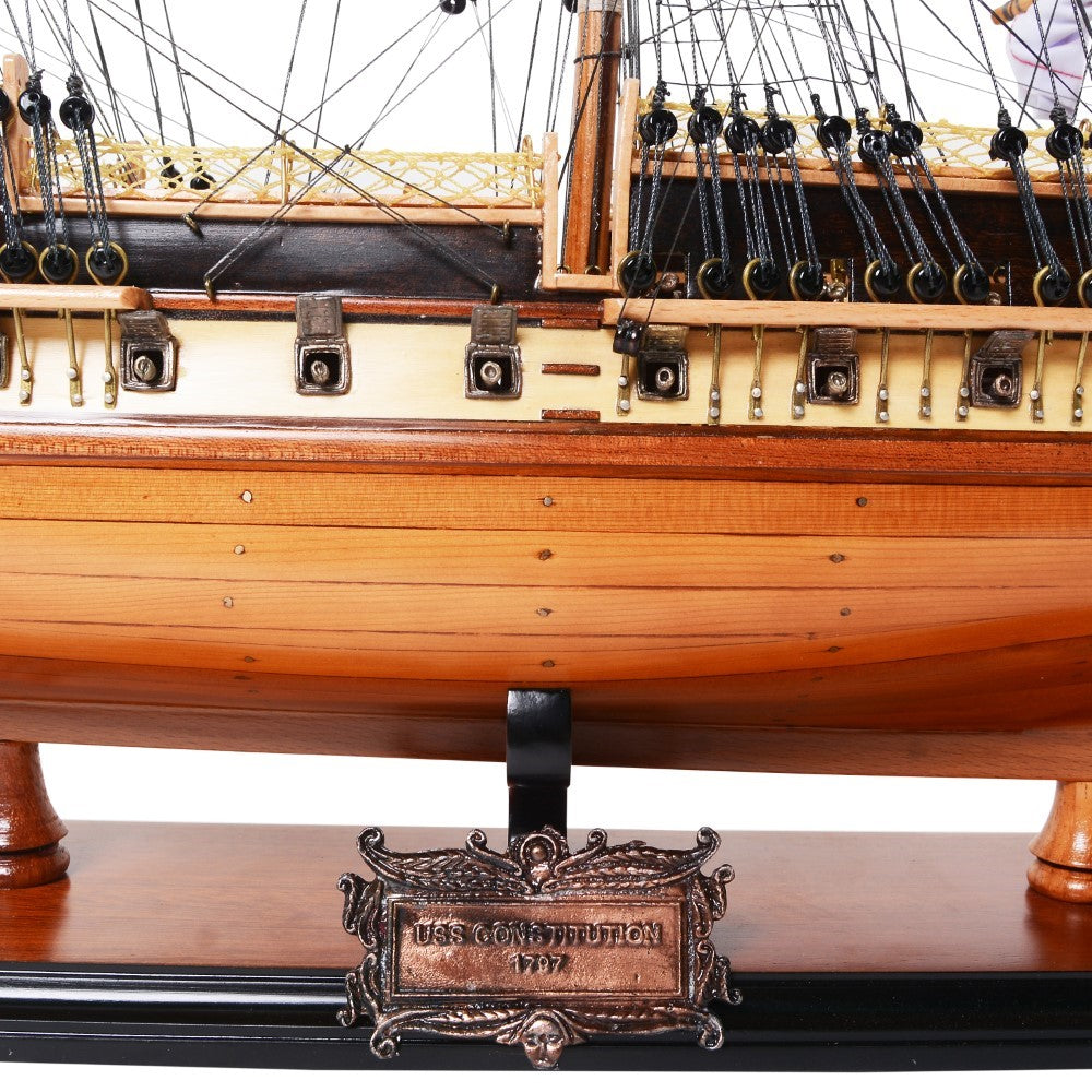 USS CONSTITUTION MODEL SHIP MEDIUM | High-quality | Fully Assembled Wooden Ship Models For Wholesale