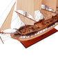 USS CONSTITUTION 56L WITH DISPLAY CASE NO GLASS | High-quality | Fully Assembled Wooden Ship Model