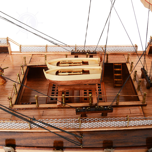 HMS SURPRISE MODEL SHIP LARGE WITH FLOOR DISPLAY CASE | High-quality | Fully Assembled Wooden Ship Models