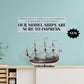 GOTO PREDESTINATION MODEL SHIP SMALL | High-quality | Fully Assembled Wooden Ship Models For Wholesale