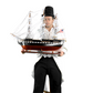 USS CONSTITUTION MODEL SHIP PAINTED L80 | High-quality | Fully Assembled Wooden Ship Models For Wholesale