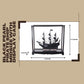 Black Pearl Pirate Ship Midsize With Display Case