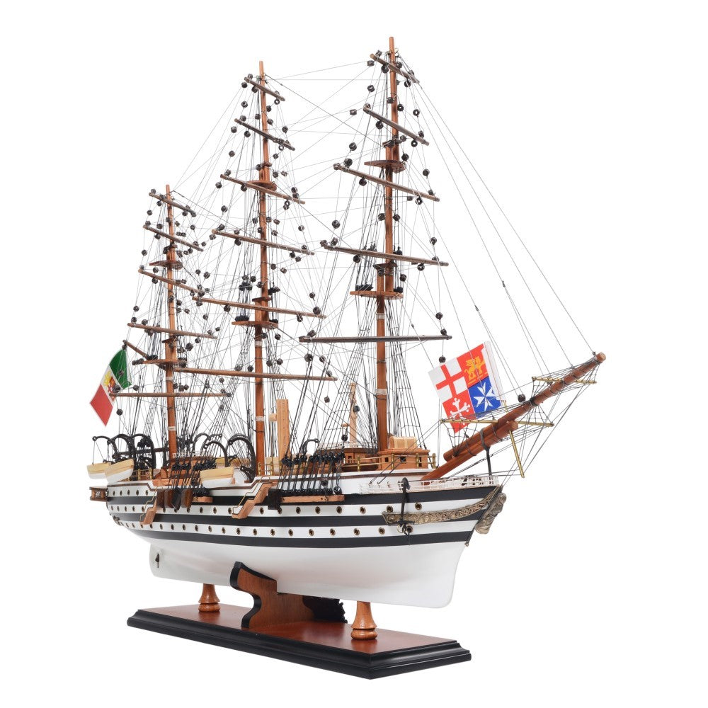 AMERIGO VESPUCCI MODEL SHIP PAINTED MEDIUM | High-quality | Fully Assembled Wooden Ship Models For Wholesale