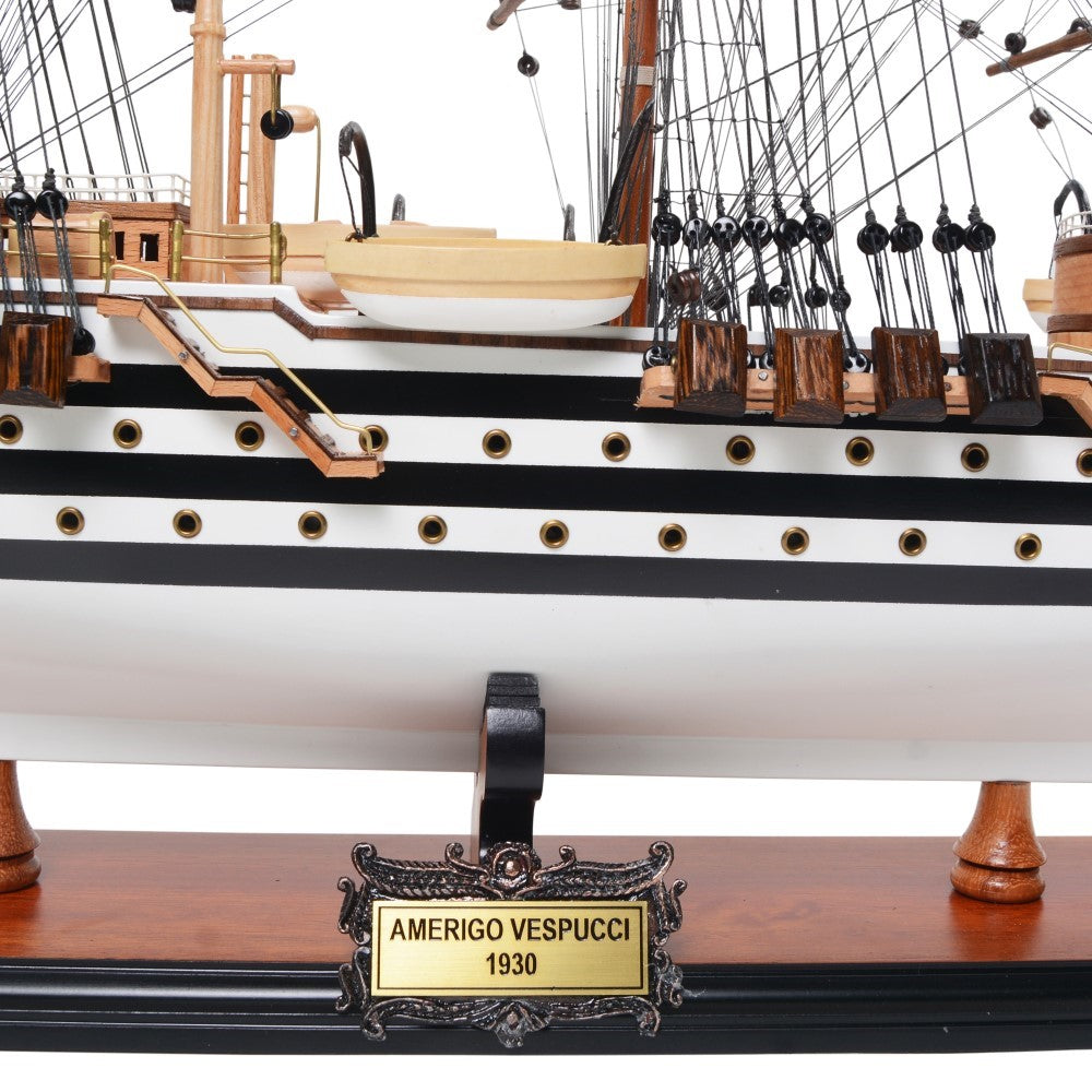 AMERIGO VESPUCCI MODEL SHIP PAINTED MEDIUM | High-quality | Fully Assembled Wooden Ship Models For Wholesale