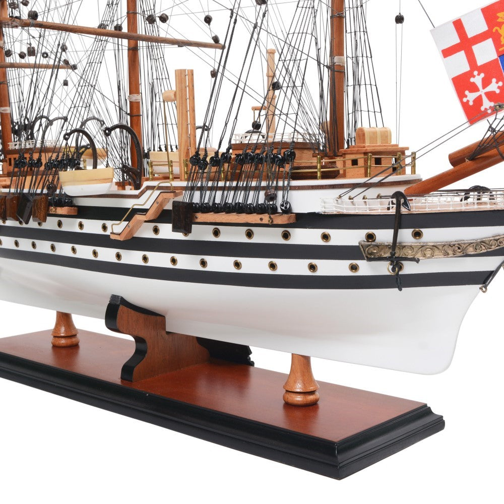 AMERIGO VESPUCCI MODEL SHIP PAINTED MEDIUM | High-quality | Fully Assembled Wooden Ship Models For Wholesale