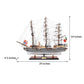 AMERIGO VESPUCCI MODEL SHIP PAINTED MEDIUM | High-quality | Fully Assembled Wooden Ship Models For Wholesale