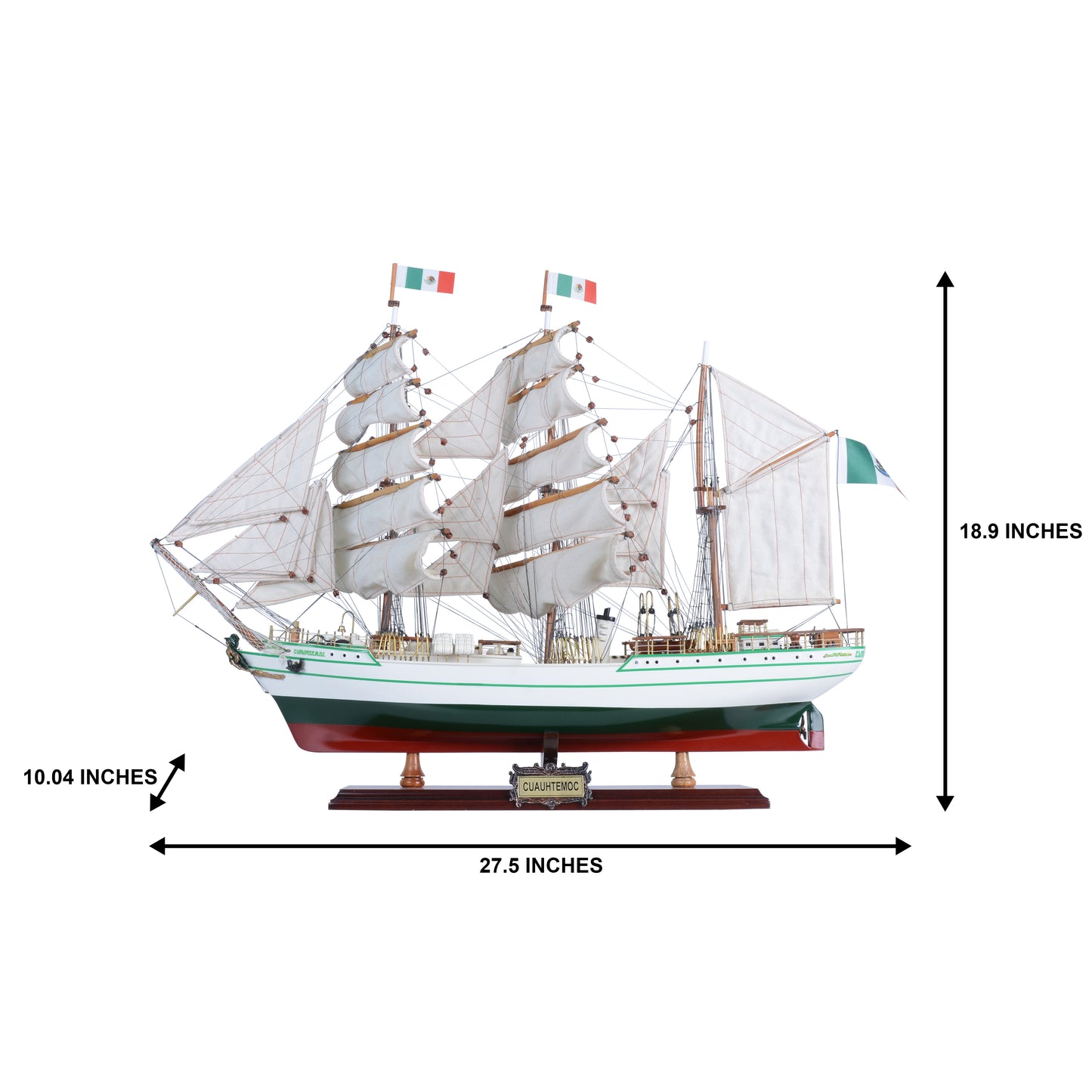 T390 - Cuauhtemoc Medium (curved sails)
