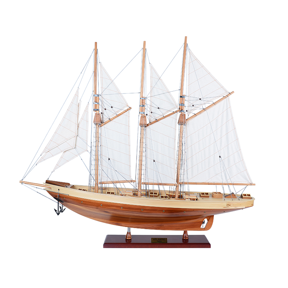 ATLANTIC YACHT Model Yacht| Fully Assembled Wooden Ship Model For Wholesale
