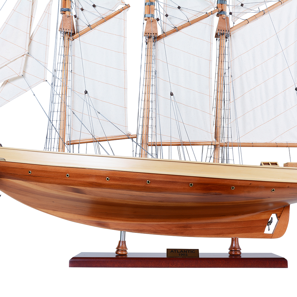 ATLANTIC YACHT Model Yacht| Fully Assembled Wooden Ship Model For Wholesale