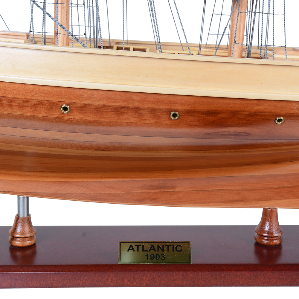 ATLANTIC YACHT Model Yacht| Fully Assembled Wooden Ship Model For Wholesale