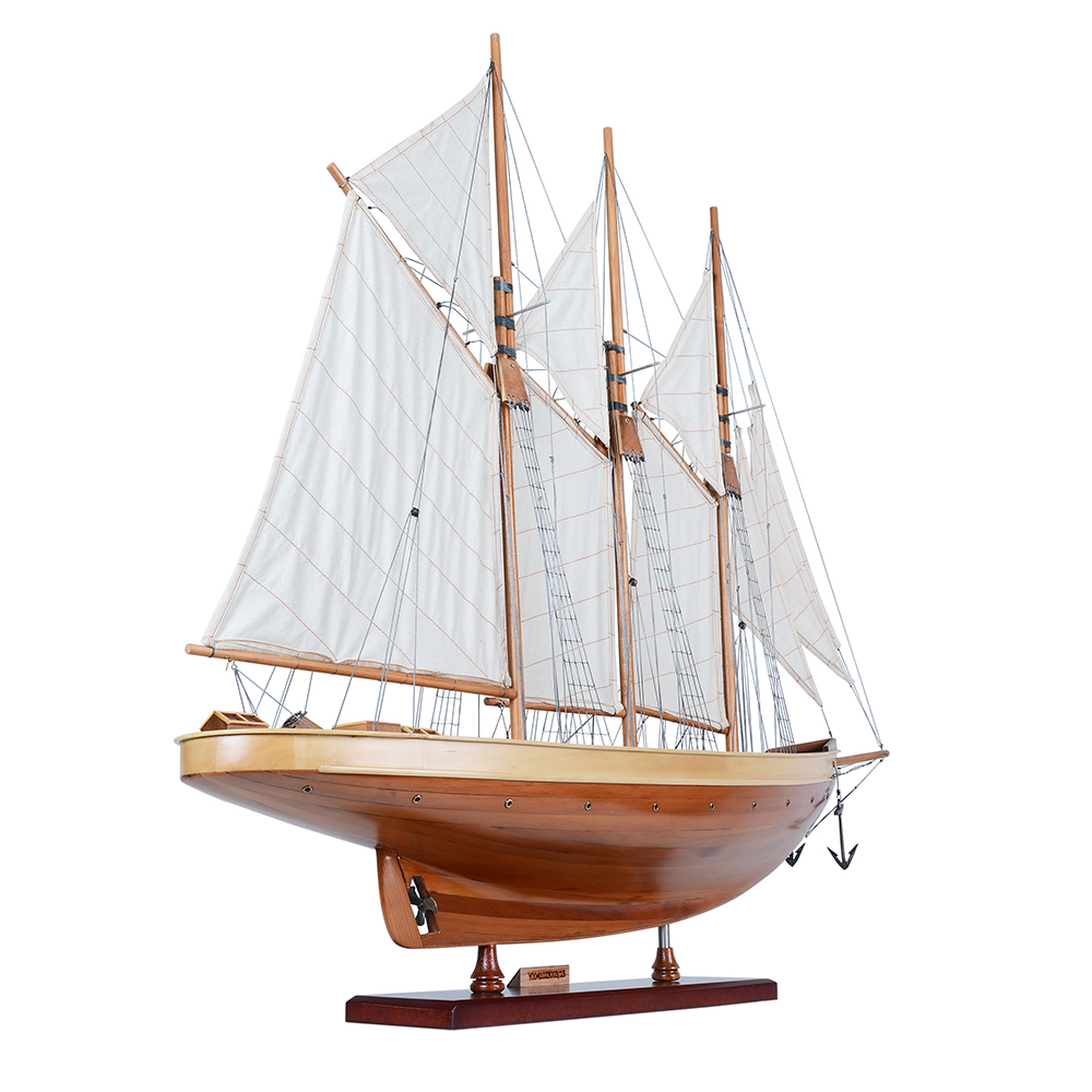 ATLANTIC YACHT Model Yacht| Fully Assembled Wooden Ship Model For Wholesale