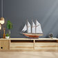 ATLANTIC YACHT Model Yacht| Fully Assembled Wooden Ship Model For Wholesale