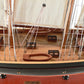 Atlantic Painted Large Sailboat Schooner Yacht Model