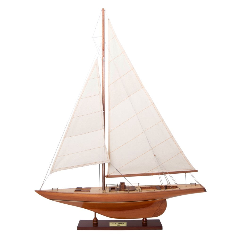 COLUMBIA Model Yacht Medium  Fully Assembled Wooden Ship Model For Wholesalec