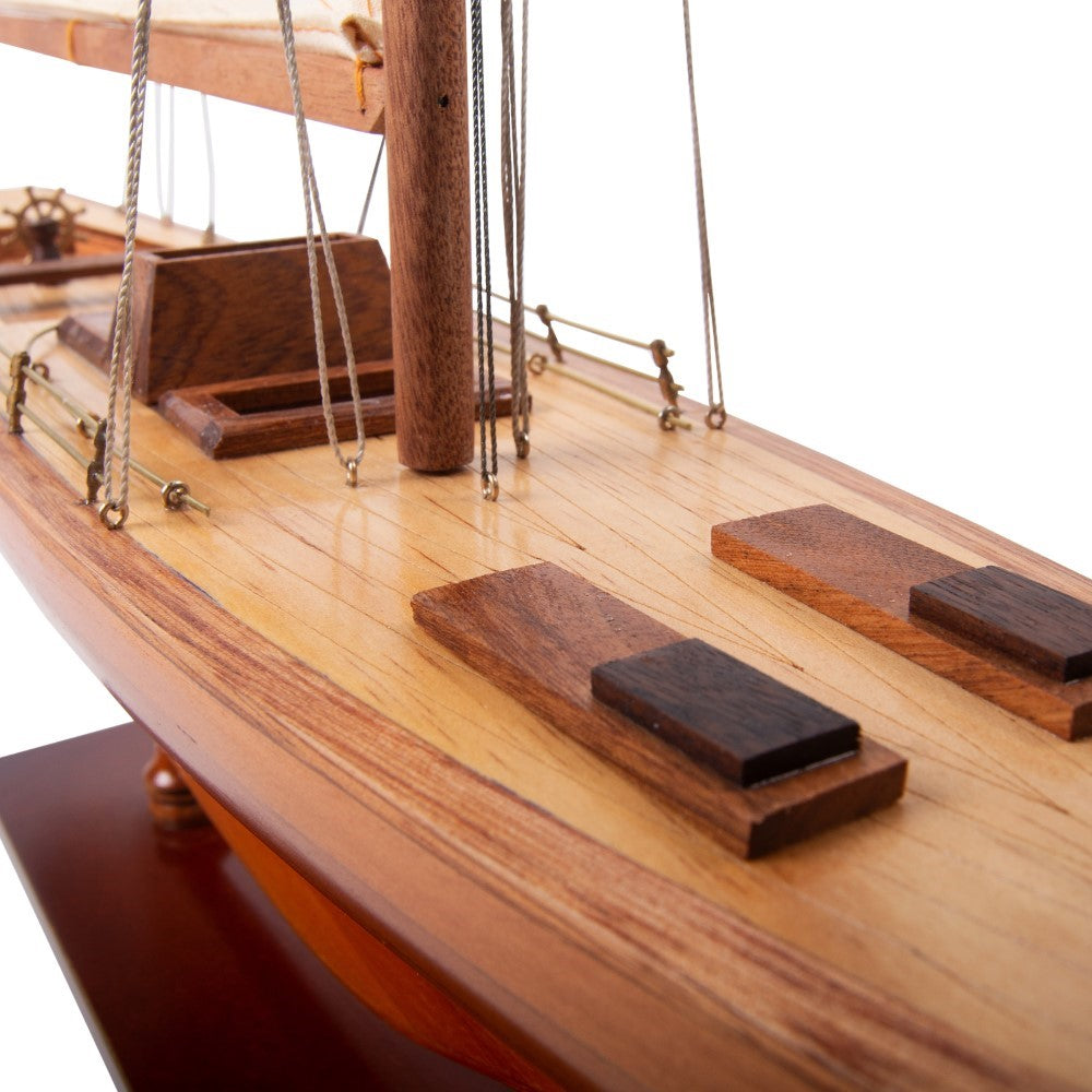 COLUMBIA Model Yacht Medium  Fully Assembled Wooden Ship Model For Wholesalec