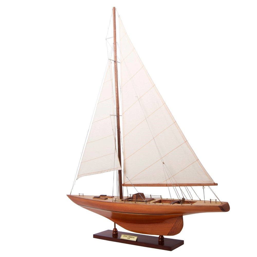 COLUMBIA Model Yacht Medium  Fully Assembled Wooden Ship Model For Wholesalec