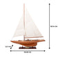 COLUMBIA Model Yacht Medium  Fully Assembled Wooden Ship Model For Wholesalec