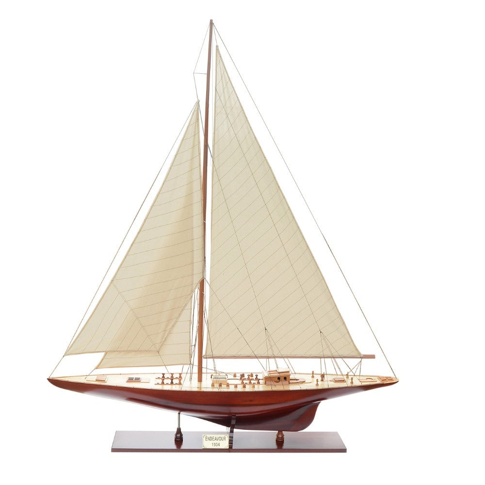 ENDEAVOUR XXL Model Yacht - Fully Assembled Wooden Ship Model For Wholesale