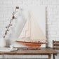SHAMROCK YACHT L Model Yacht | Fully Assembled Wooden Ship Model For Wholesale