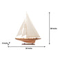 SHAMROCK Model Yacht L | Fully Assembled Wooden Ship Model For Wholesale