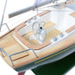 OMEGA Model Yacht 46 PAINTED | Museum-quality | Fully Assembled Wooden Ship Model For Wholesale