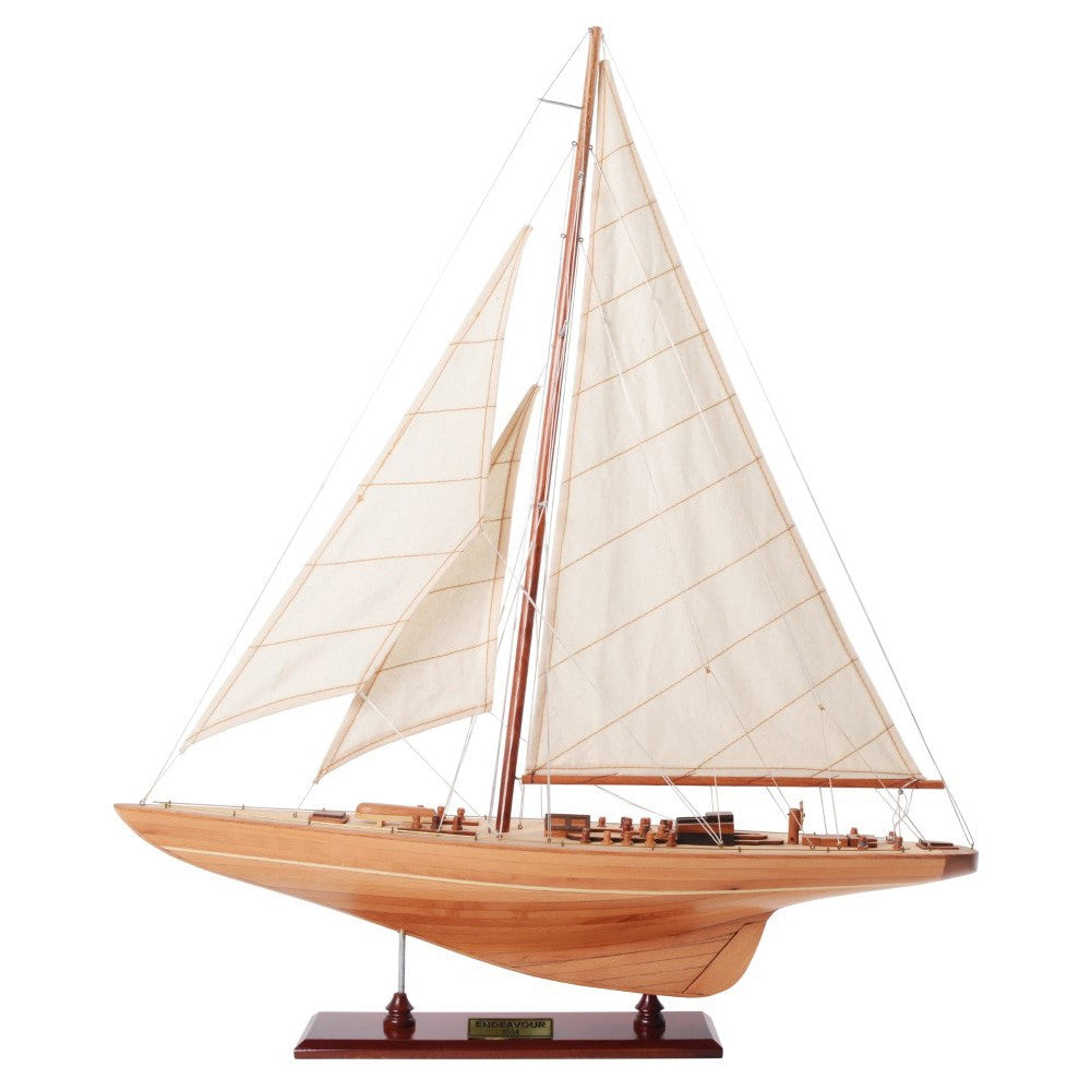ENDEAVOUR Model Yacht MEDIUM | Fully Assembled Wooden Ship Model For Wholesale