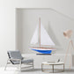 Enterprise Painted XLarge Sailboat Schooner Yacht Model