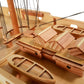 BLUENOSE II PAINTED L Model Yatch Partially Assembled Wooden Yacht Model For Wholesale