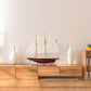 BLUENOSE II PAINTED L Model Yatch Partially Assembled Wooden Yacht Model For Wholesale