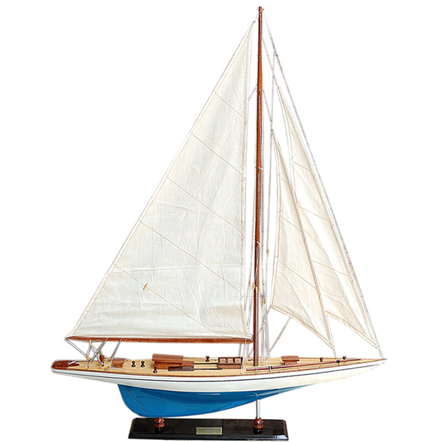 RAINBOW PAINTED LARGE | Fully Assembled Wooden Model Ship For Wholesale