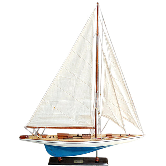RAINBOW PAINTED LARGE | Fully Assembled Wooden Model Ship For Wholesale