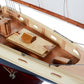 BLUENOSE II PAINTED MEDIUM Model Yacht | Partially Assembled Wooden Yacht Model For Wholesale