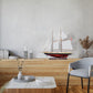 BLUENOSE II PAINTED MEDIUM Model Yacht | Partially Assembled Wooden Yacht Model For Wholesale