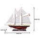 BLUENOSE II PAINTED MEDIUM Model Yacht | Partially Assembled Wooden Yacht Model For Wholesale