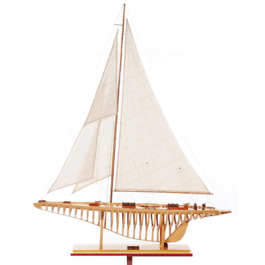 SHAMROCK (SEE THROUGH) XLARGE Model Yacht | Partially Assembled Wooden Yacht Model For Wholesale