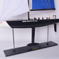 BMW Oracle Painted Medium Sailboat Schooner Yacht Model 31 Inches Long