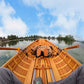 CLINKER BUILT WHITEHALL ROW BOAT 12 FEET | WOODEN BOAT | CANOE | KAYAK | GONDOLA | DINGHY For Wholesale
