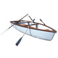 K232 - 11.5ft Composite whitehall dinghy with teak accent