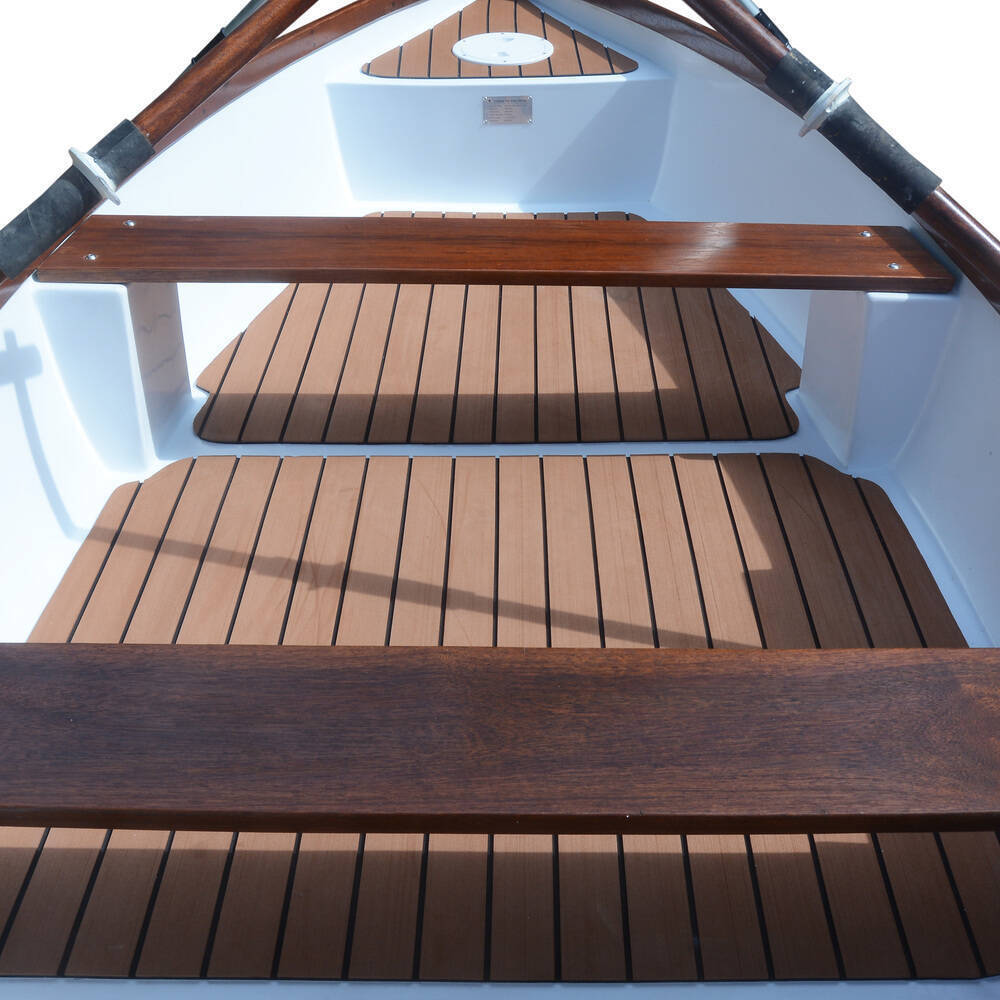 K232 - 11.5ft Composite whitehall dinghy with teak accent
