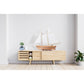 AMERICA Model Yacht Small | Partially Assembled Wooden Yacht Model For Wholesale